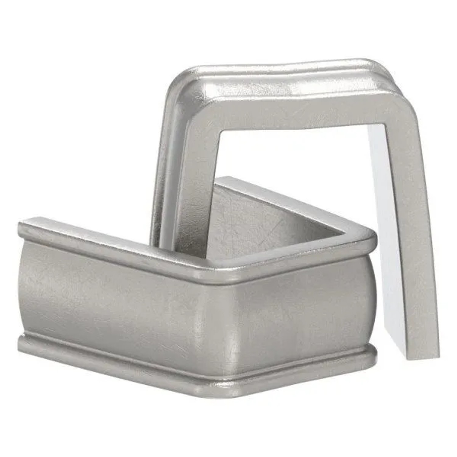 FeNau Bund 1 Stück Material 16x4 mm Innenmaß 20x29 mm Stahl Roh S235JR