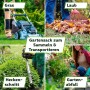 TTL GARDEN Gartensack 3er Set 272 L für Laub, Gras, Heckenschnitt und Gartenabfall. Zum Sammeln & Transportieren.