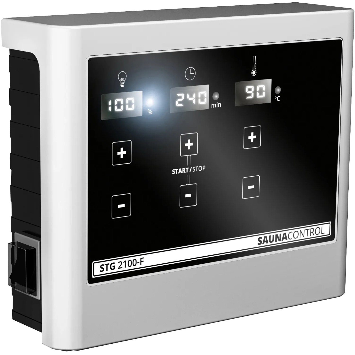 Karibu Sauna Steuerung Easy: Externe Steuerung für Saunaofen mit digitalem Display.