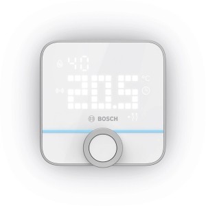 Bosch Smart Home Heizkörperthermostat II, eckig, 230V zur Raumklimaregelung.