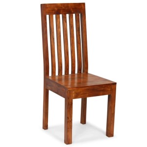 vidaXL Esszimmerstühle 4 Stk Massivholz Modern 275273