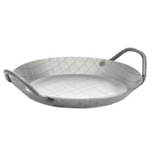 GSW Servierpfanne Gastro Traditionell 28cm aus Eisen mit zwei Griffen.