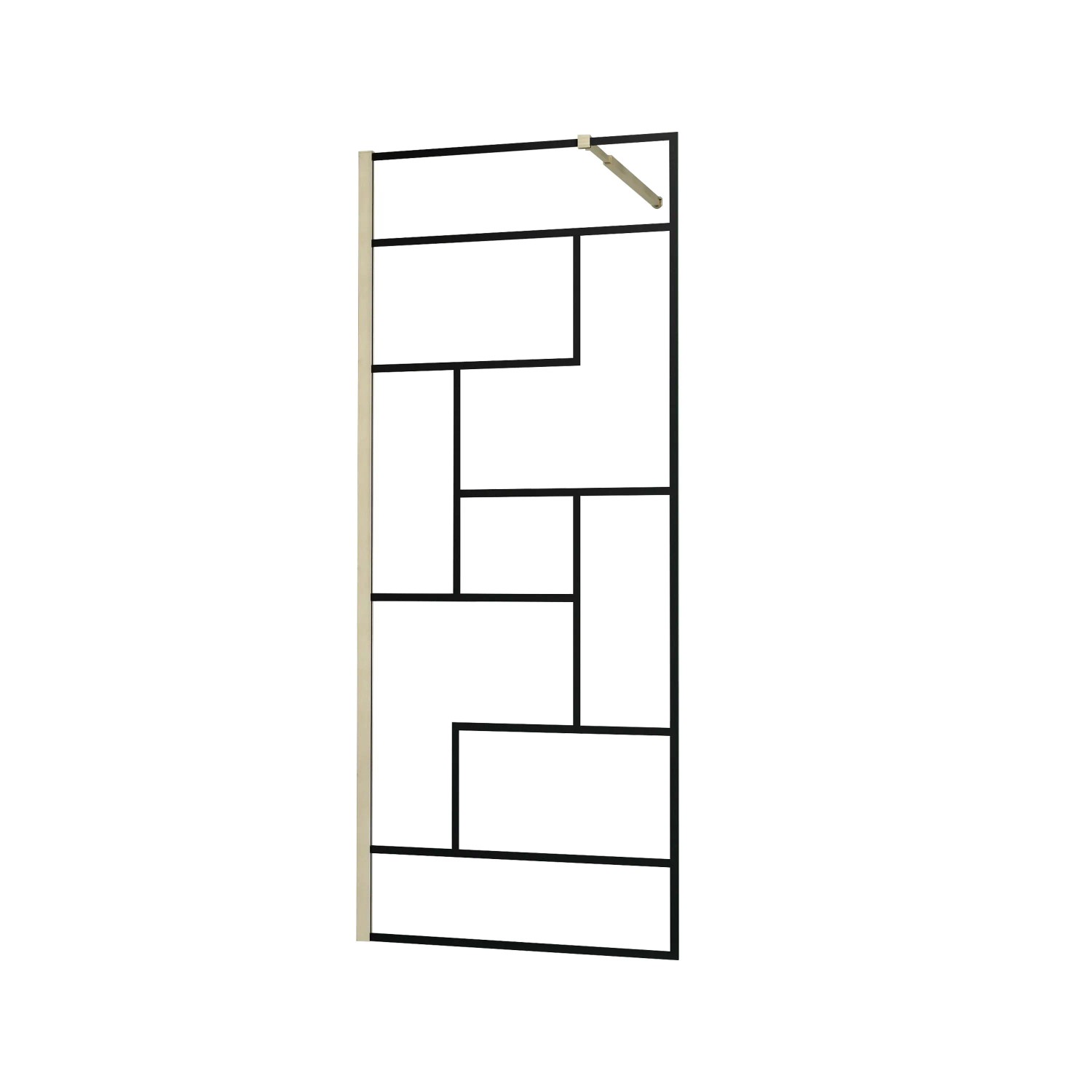 AICA Walk in Duschwand B.80xH.200cm mit Stabilisierungsstange 73-120cm Nano günstig online kaufen