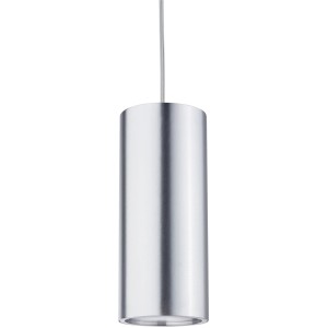 Paulmann URail Barrel LED-Pendelleuchte, Chrom matt, zylindrische Form.