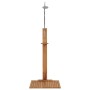 vidaXL Gartendusche 75x75x210 cm Massivholz Teak 312276_4