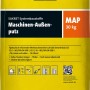 Sakret Kalkzementputz MAP 30 kg, Maschinen-Außenputz für Innen und Außen, Sack in Gelb.