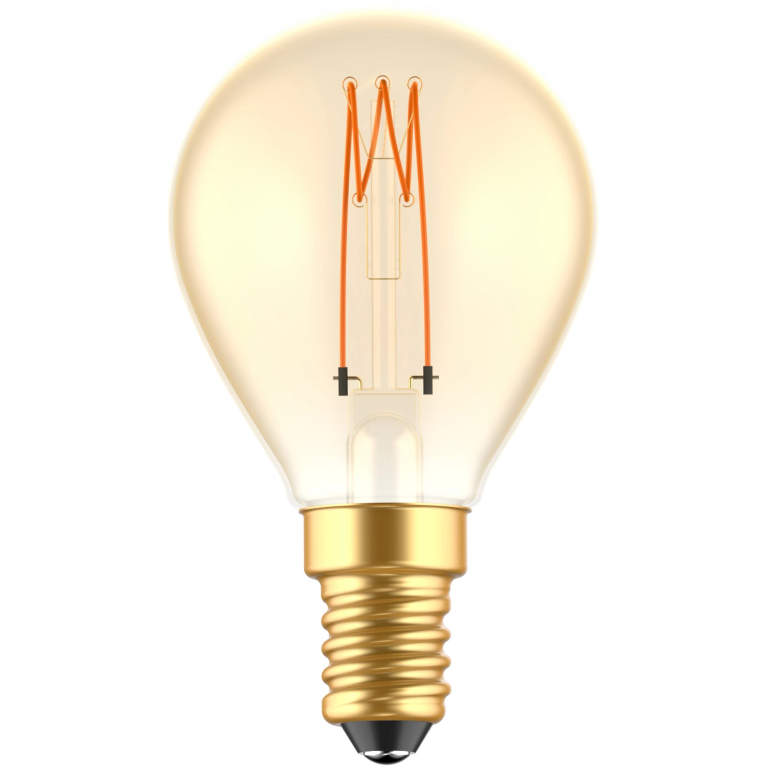 LED-Leuchtmittel Filament E14 Globe G45 2,5 W 136 lm Ø 4,5 cm x 8 cm