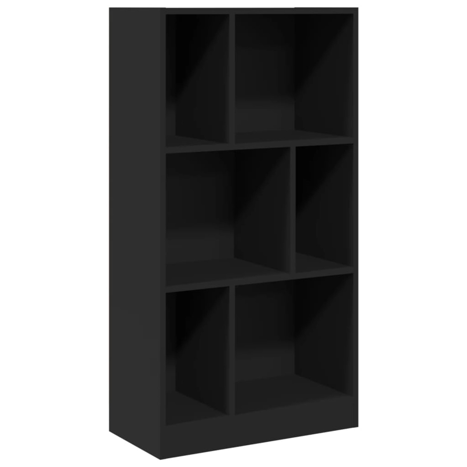 vidaXL Bücherregal Bücherregal Standregal Bodenregal Schwarz 57x28,5x107,5 günstig online kaufen