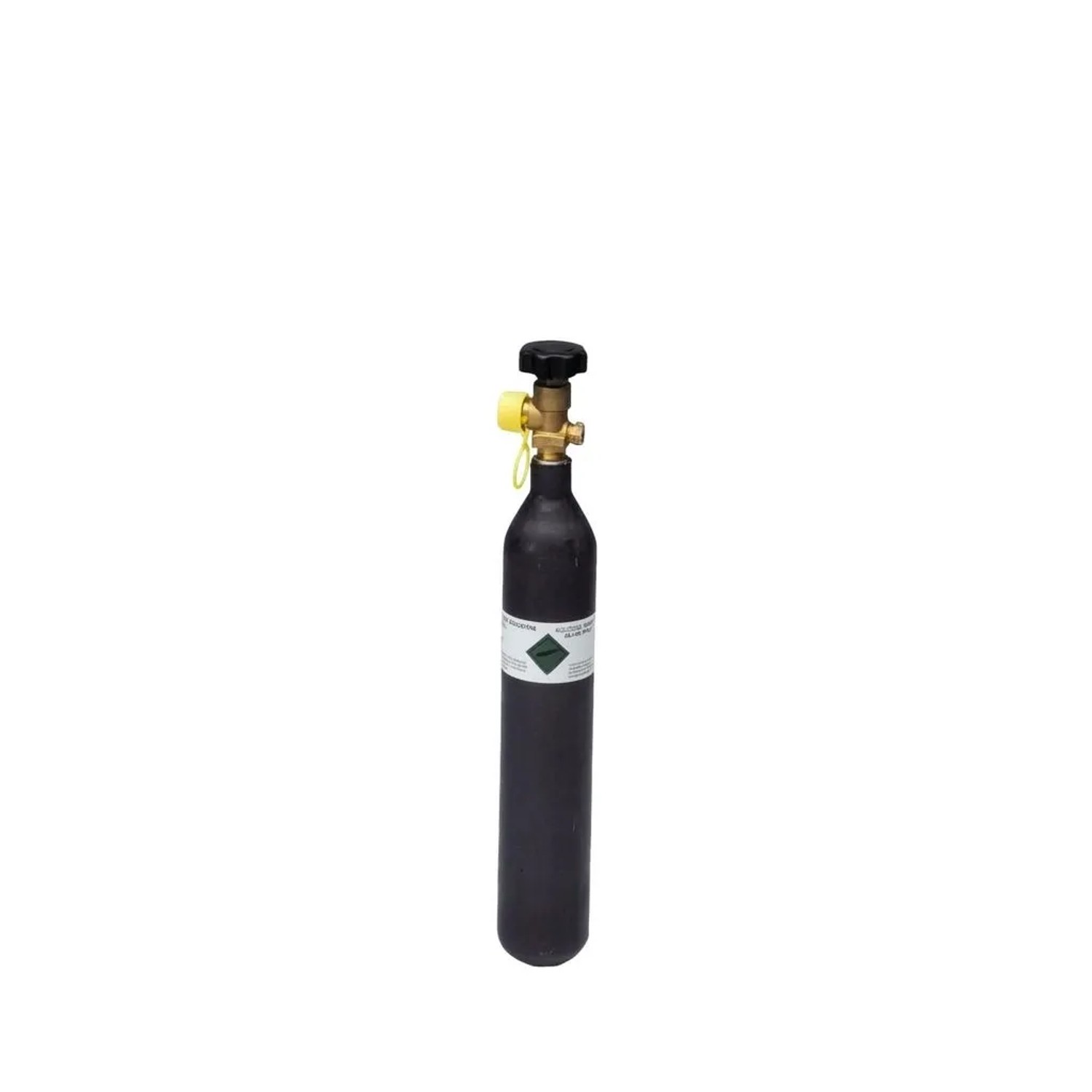 Ich-Zapfe Kohlensäure Flasche 0, 5 Kg Mit Flaschencage Metall Schwarz