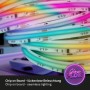 Flexibler LED-Streifen mit Farbwechsel und Fernbedienung, selbstklebend, 3 Meter lang.