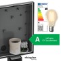 Oktaplex Alto Außenlampe mit E27 LED Leuchtmittel und Bewegungsmelder, Gehäuse Anthrazit.