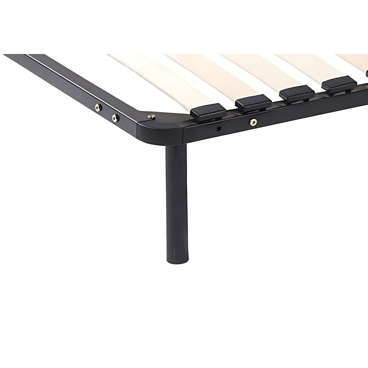 Vente-unique Bettfüße Bolgare Schwarz 3.8 Cm