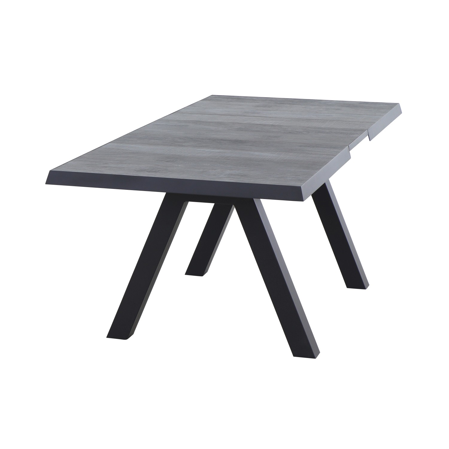 Siena Garden Gartentisch Tirana Rechteckig ausziehbar Grey 90 cm x 200