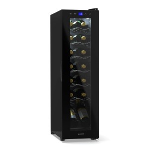 Klarstein Shiraz 14 Slim Uno Weinkühlschrank 14 Flaschen 5-18 °C Touch-Control