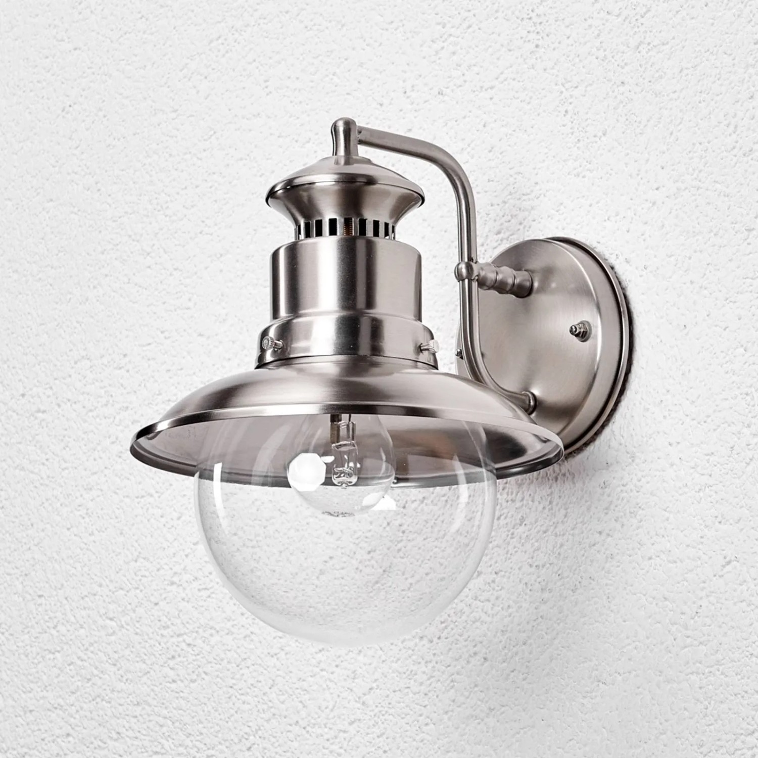 Lindby Laterne Gwendolyn 9630050 Spritzwassergeschützt Modern in Alu aus Edelstahl 1-flammig E27_3