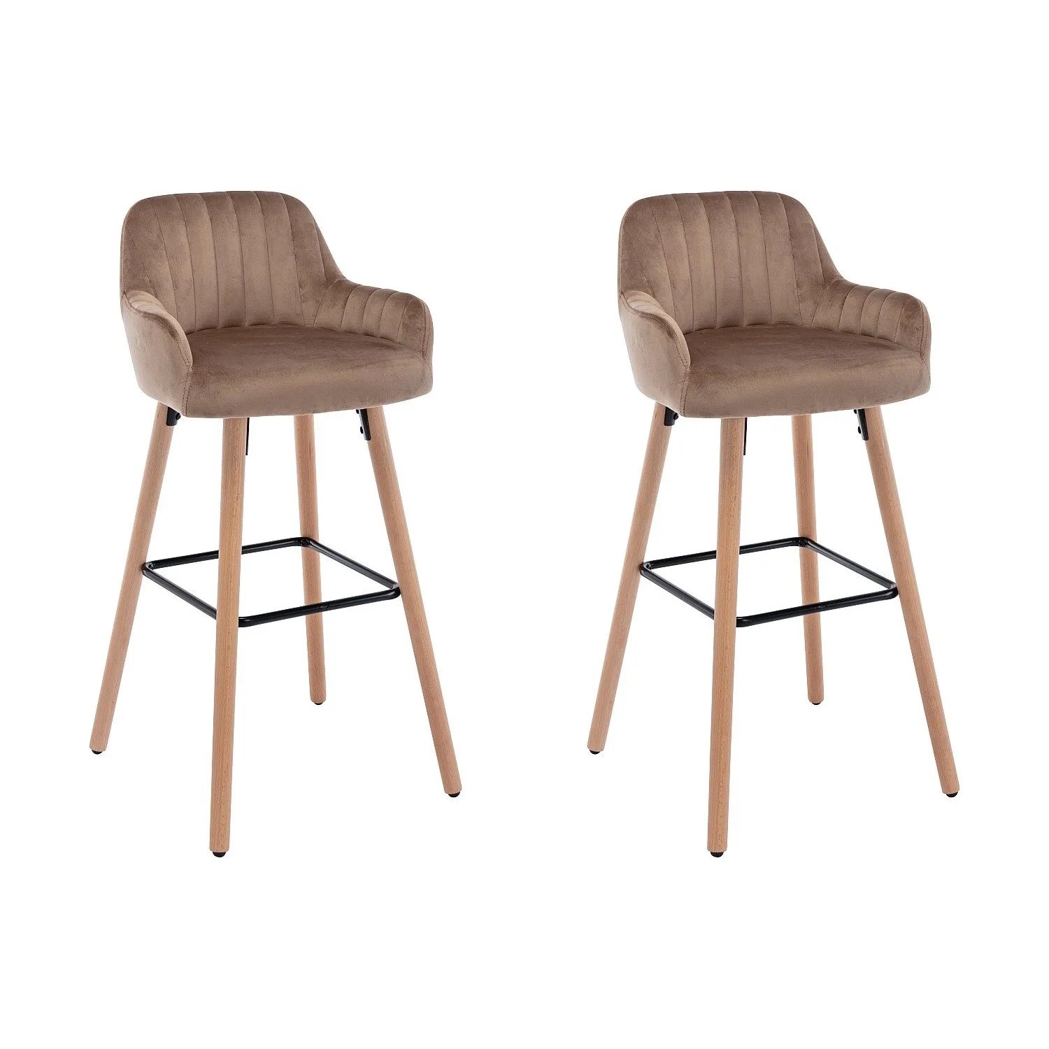 Vente-unique Barhocker Eleana Beige 47 cm