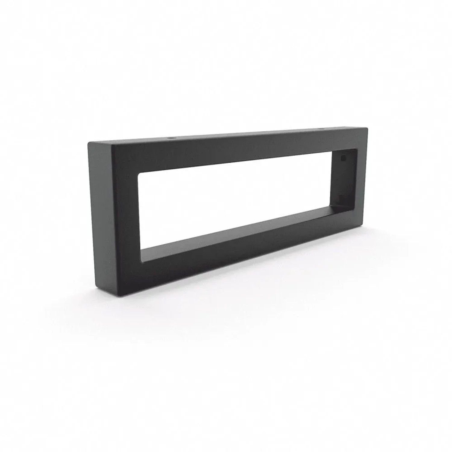 HEVVA Waschtischhalterung RHEIN 10 cm Hoch 30 cm Tief 1 Halter Schwarz