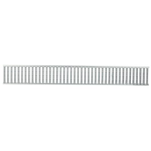 ACO Galaline Stegrost, 1 m, verzinkter Stahl, für Entwässerungsrinnen. Belastungsklasse A15.