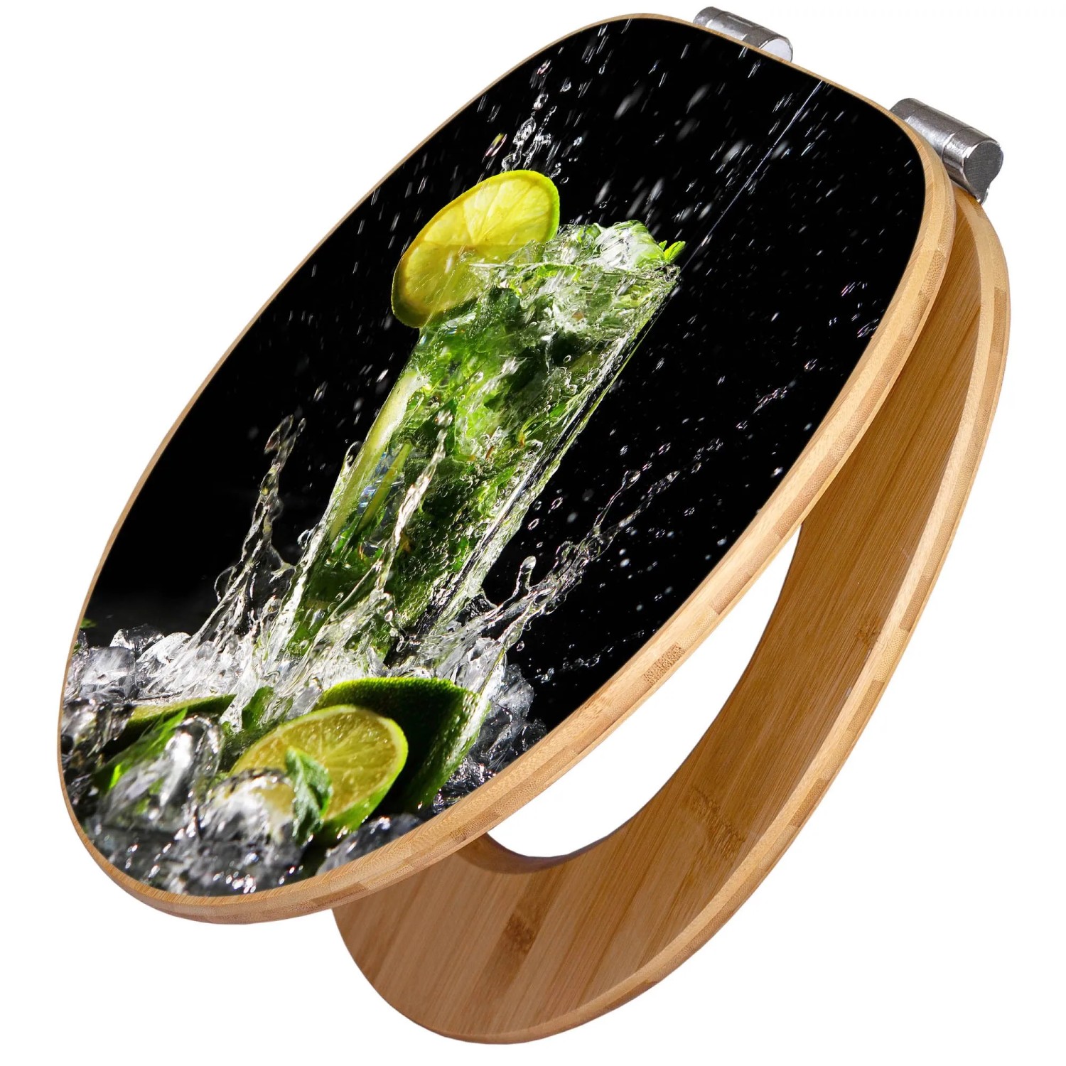 Banjado Design WC Sitz Bambus Holz Toilettendeckel Mit Absenkautomatik Klod günstig online kaufen