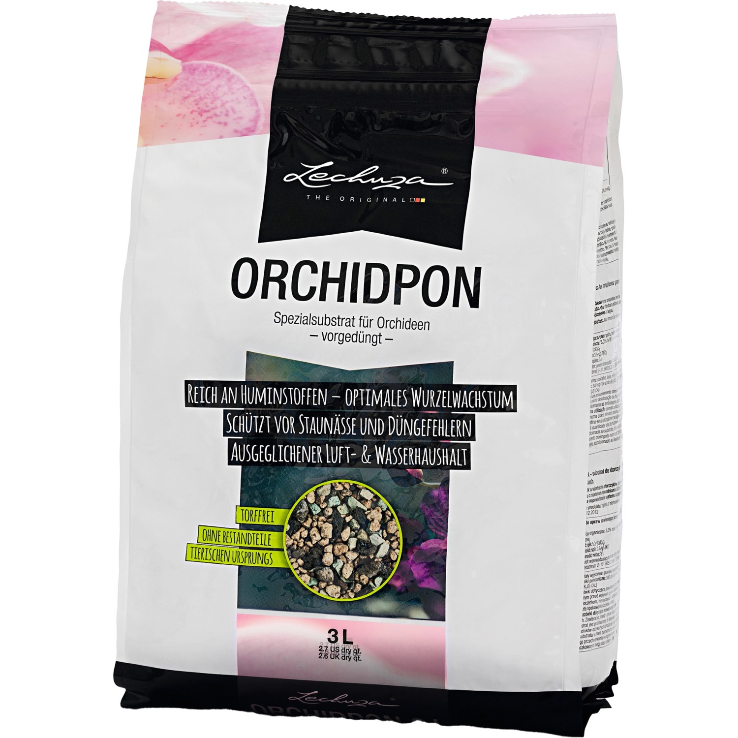 Pflanzsubstrat Lechuza Orchidpon 3 Liter für Orchideen