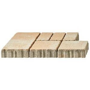Mehrformat-Pflaster Encanto Antik Sandsteingelb-Nuanciert, verschiedene Größen.