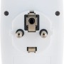 Schwaiger Adapter Schuko/Eurostecker, Rückseite mit Steckerstiften und Kontakten.