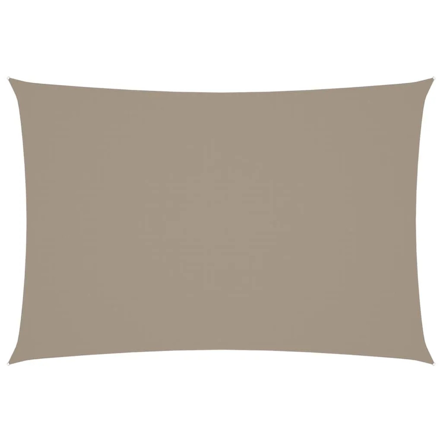 vidaXL Sonnensegel Oxford-Gewebe Rechteckig 2,5x4,5 m Taupe 135428