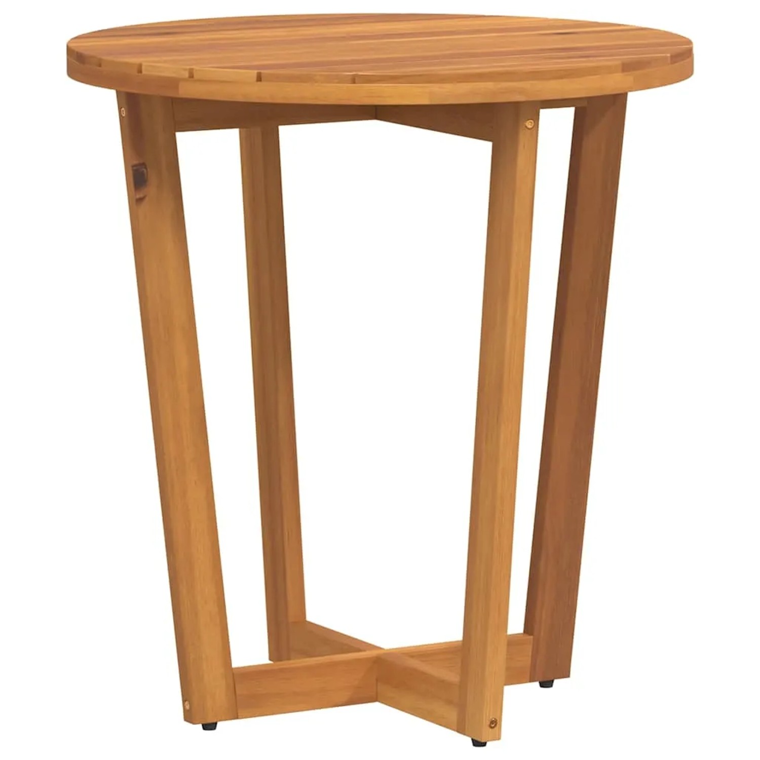 vidaXL outdoor beistelltisch Rund Akazie Massivholz Ø70x75 cm 4108133 kaufen bei OBI