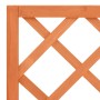 DELUKE Rankkasten Gartenspalier MALO Braun 135x70x30cm Spalier Mit Blumenkasten Mit Rankgitter Rankhilfe Mit Pflanzenkasten_5