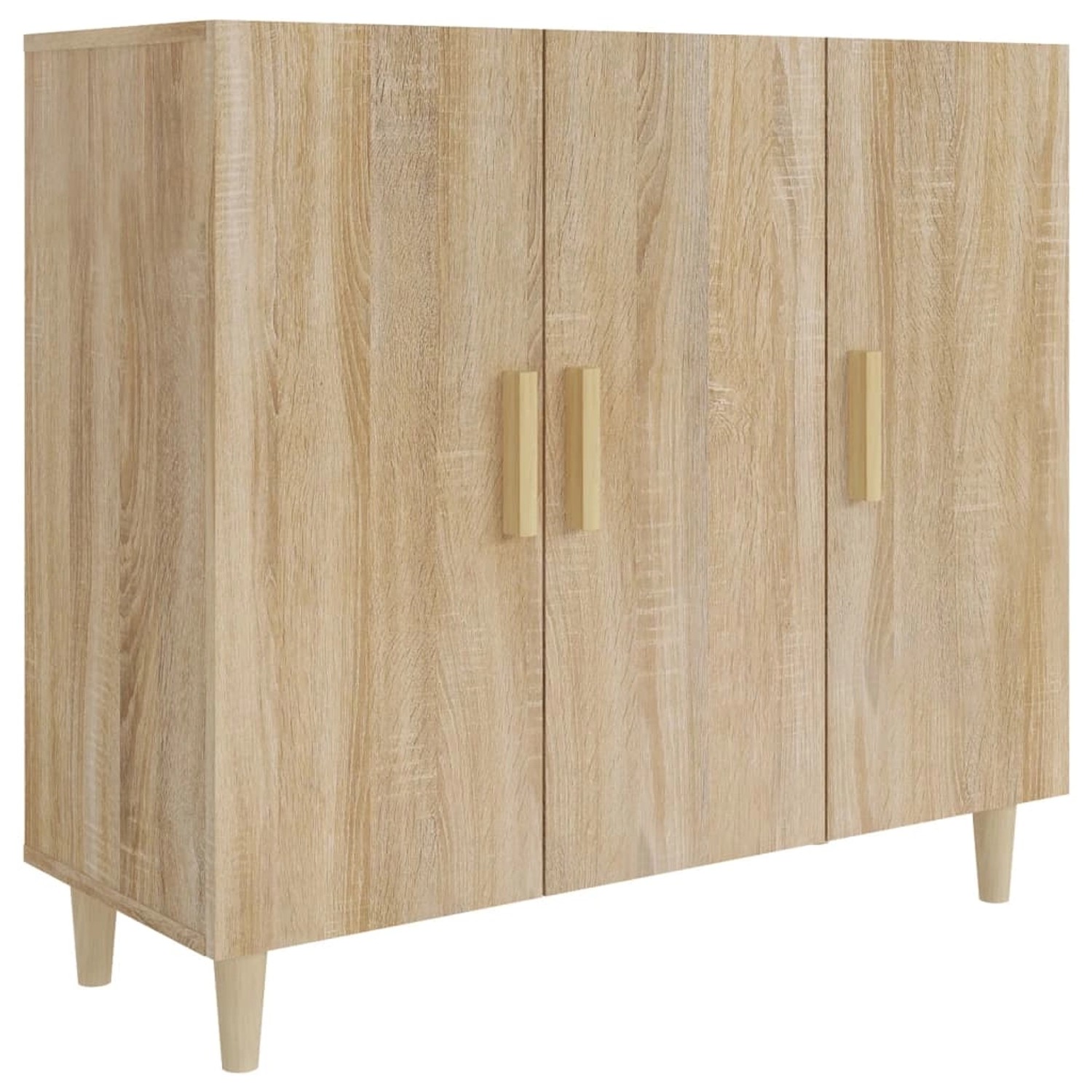 vidaXL Sideboard Sonoma-Eiche 90x34x80 cm Holzwerkstoff 812495 günstig online kaufen