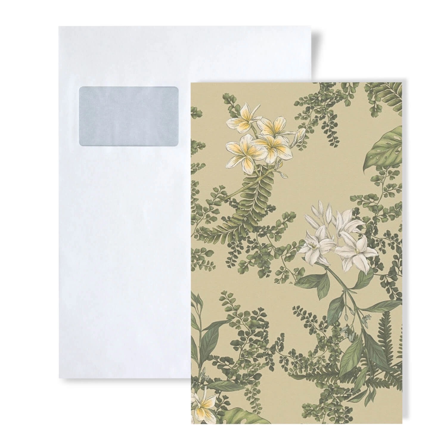 PROFHOME 1 MUSTERSTÜCK S-394241-GU DIN A4 MUSTER der Floralen Tapete günstig online kaufen
