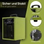 Tronitechnik Heizgerät Heizlüfter Heizung 2000 Watt Tragegriff Stahl Thermosteuerung_9