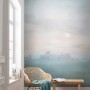 Komar Fototapete Hazy Hush (200x250cm) mit Landschaftsmotiv im Wohnraum.