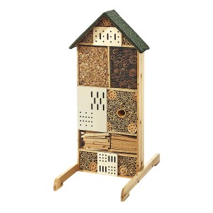 Kobolo Insektenhotel Insektenhaus HONEY aus Verschiedenen Materialien