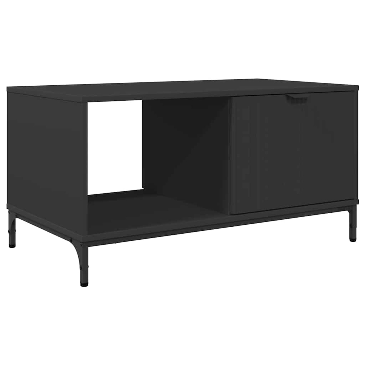 vidaXL Couchtisch Schwarz 90 x 49 x 46 cm Holzwerkstoff 883445 günstig online kaufen