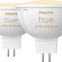 Philips Hue LED-MR16 White Ambiance 2er-Pack, smarte GU5.3 LED Lampen.
