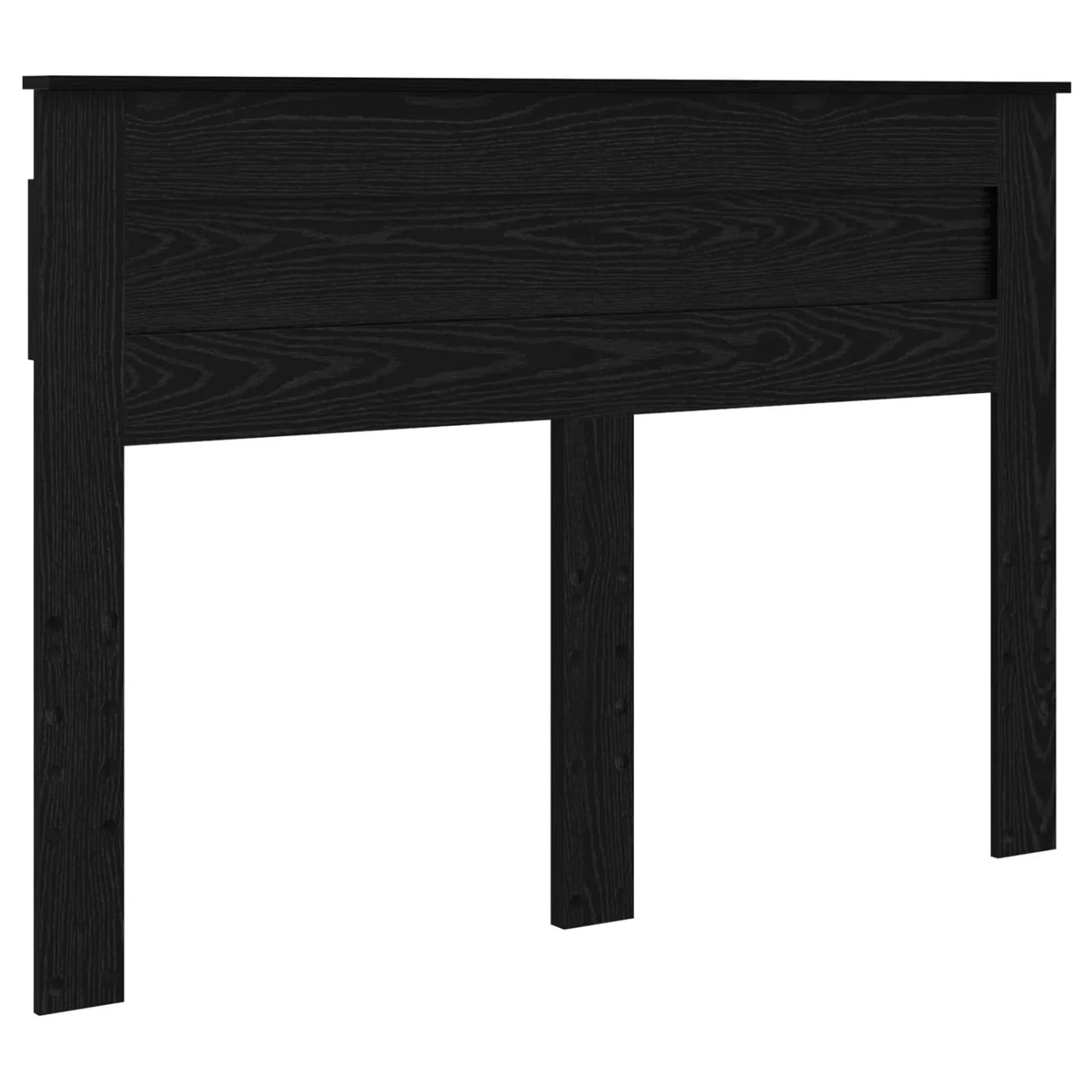 vidaXL Kopfteil mit Kopfteil Schwarz Eichen-Optik 160 cm Holzwerkstoff 888094