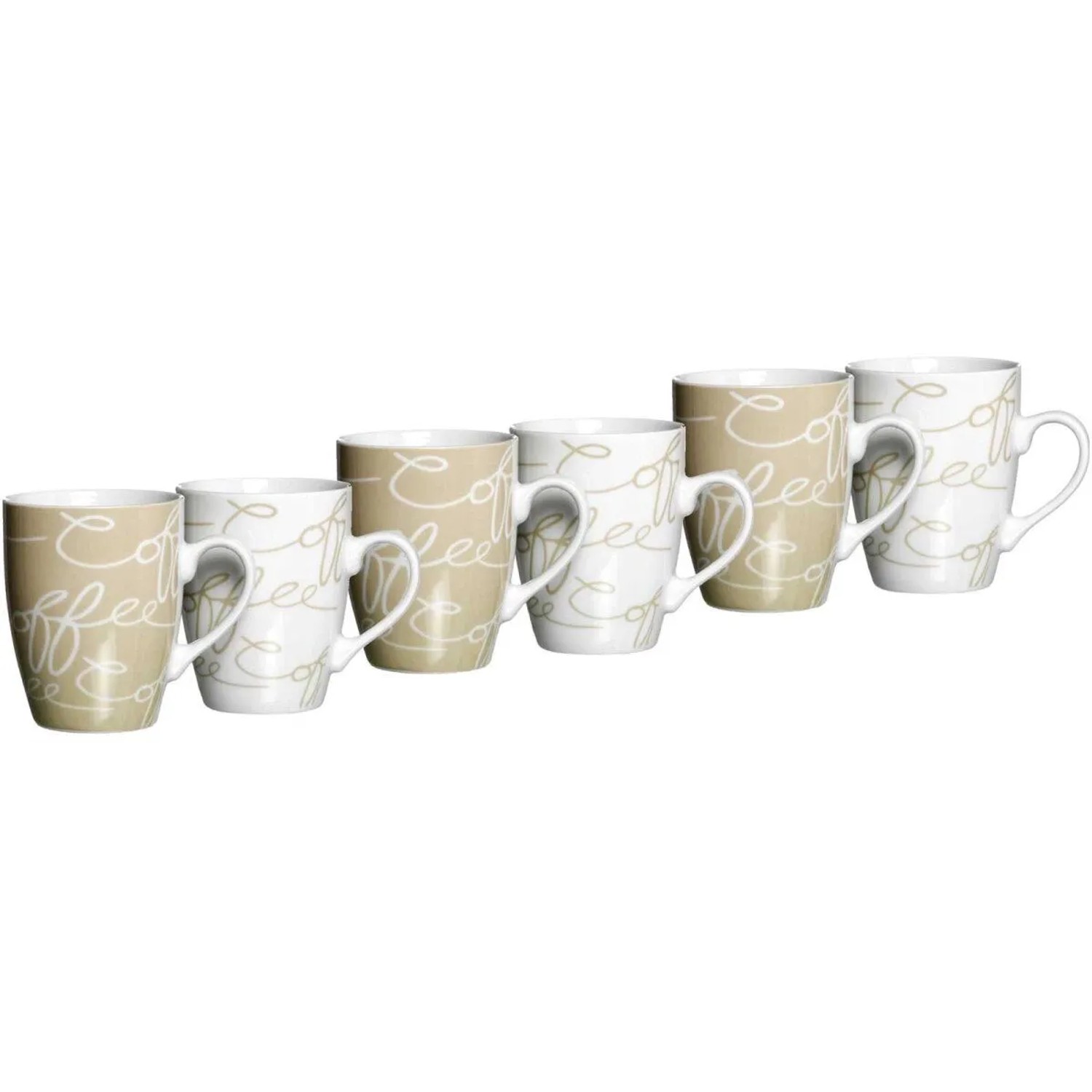 Ritzenhoff & Breker Cornello Kaffeebecher 250 ml Creme 6er Set