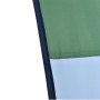Detailaufnahme der grün-weißen Leco Zeltplane (430x370 cm).