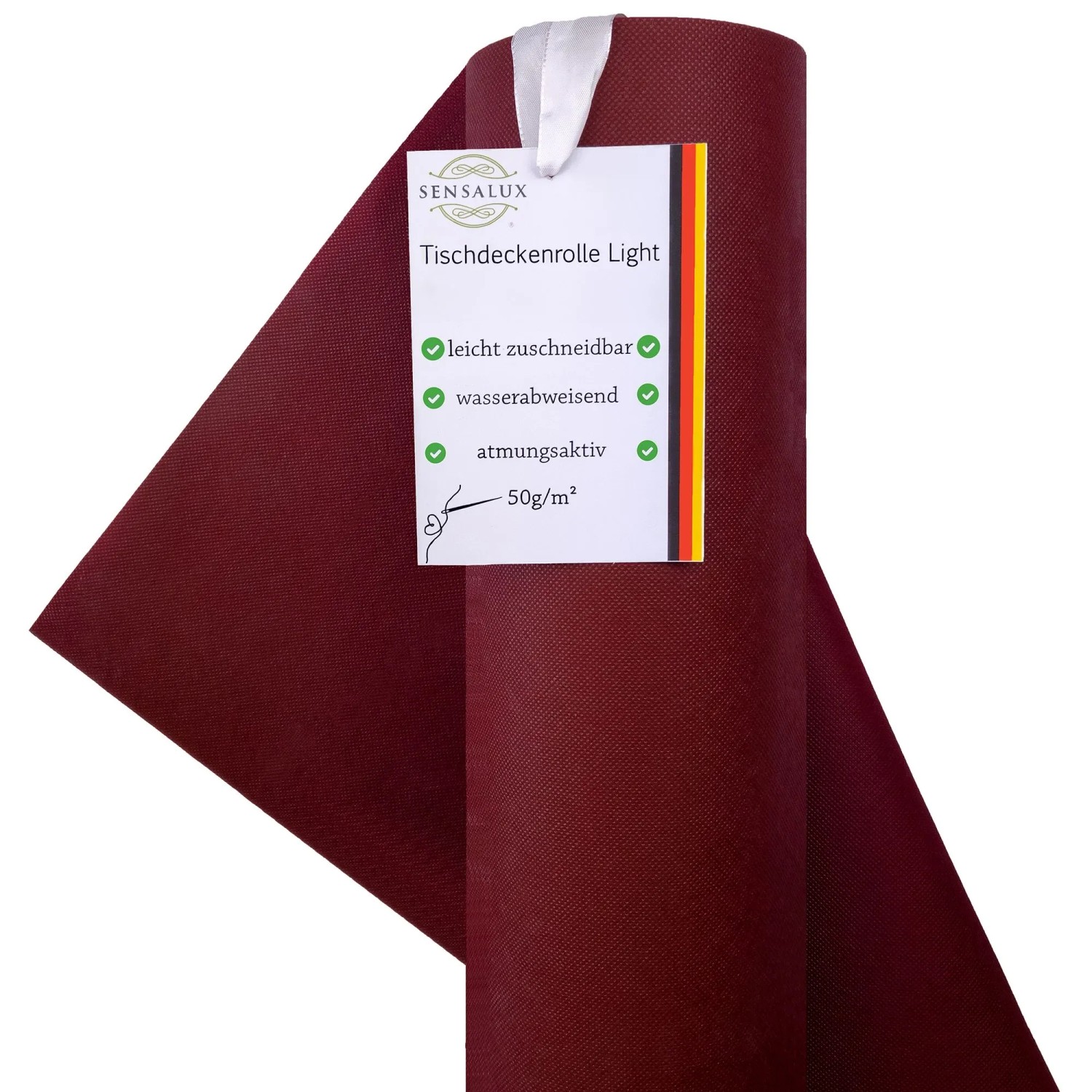Sensalux Tischdeckenrolle Light 1,10 m x 25 m Bordeaux