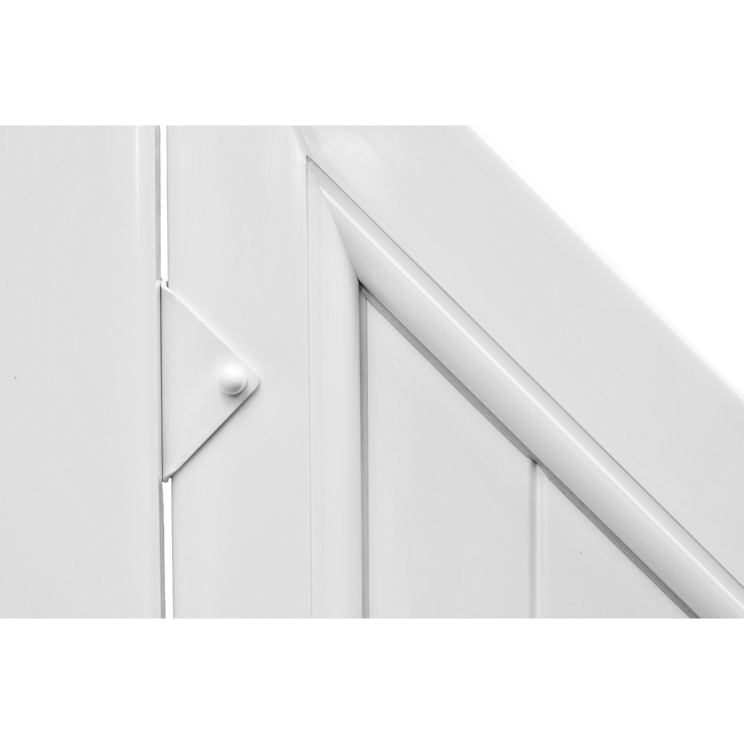 T & J KunststoffSichtschutzzaun Trendline Ecke rechts 90 x 180/90 cm