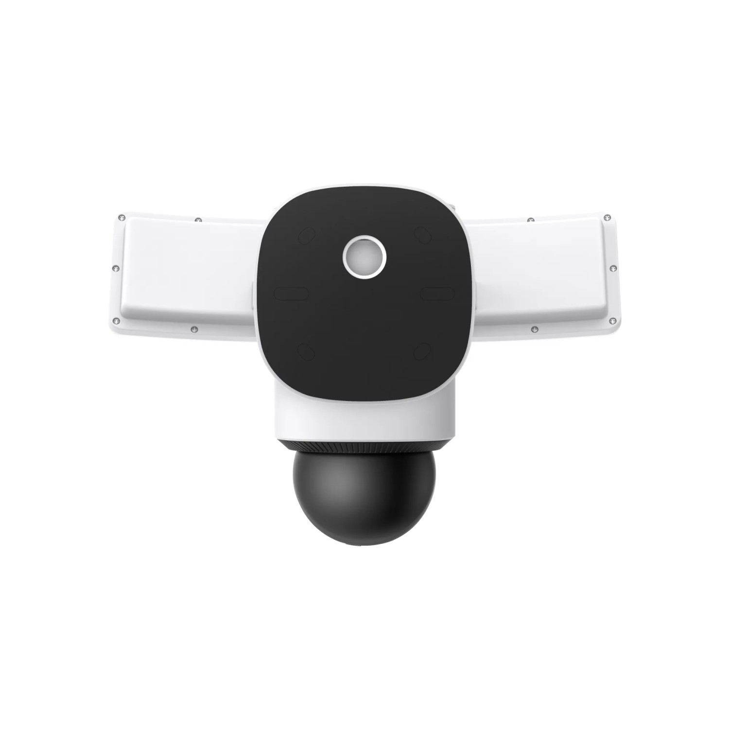 Eufy Flutlichtkamera E340, 2.000 lm, Aufsicht. Kameraüberwachung mit Flutlicht und 360° Ansicht.