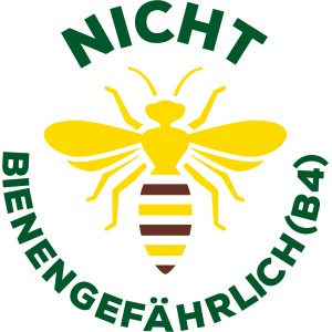 Symbol: Solabiol Neem Schädlingsfrei – nicht bienengefährlich (B4).