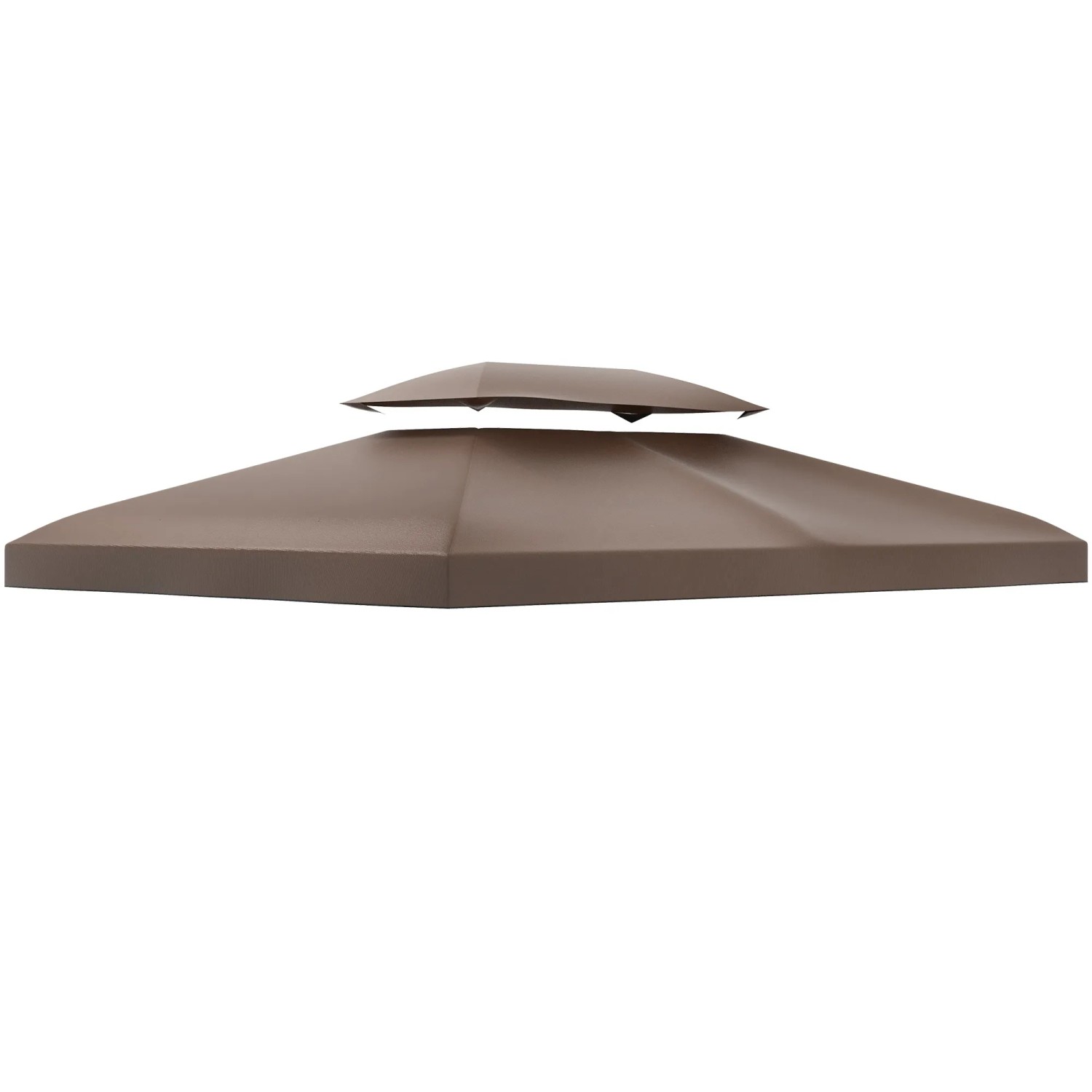 Outsunny Ersatz-Vordach 180g/m² Polyeser Kaffee 3 x 4 m