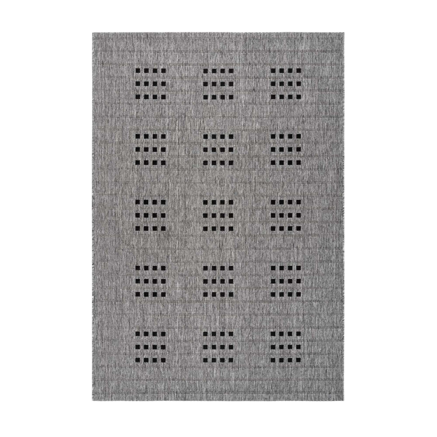 MeGusta Outdoorteppich Modern Grau OutdoorTeppich 80 x 230 cm