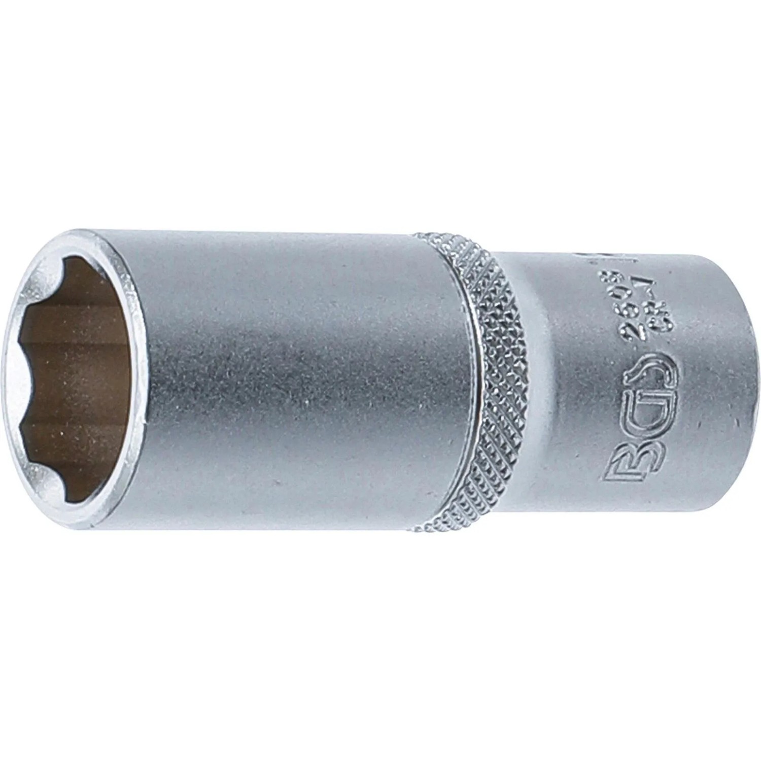 BGS Steckschlüssel Einsatz Super Lock Tief Antrieb Innenvierkant 10 Mm  3 8 Zoll  SW 18 Mm 2608