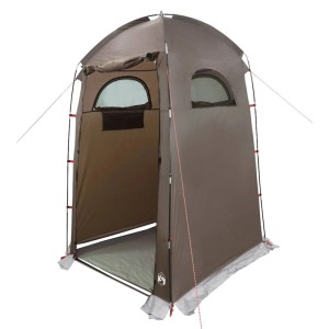 vidaXL Duschzelt Braun Wasserfest 4009477