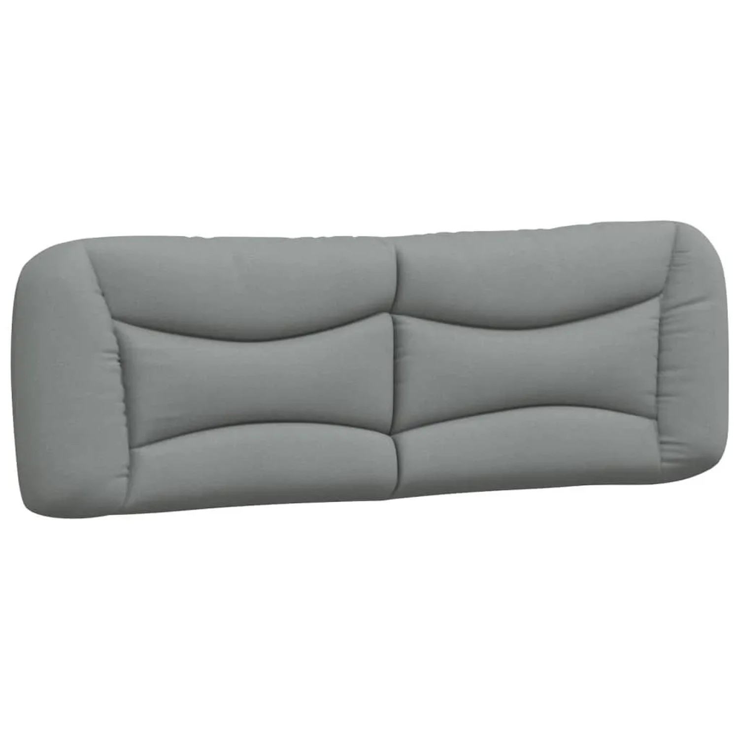 vidaXL Kopfteil-Kissen Hvar Hellgrau 160 cm Stoff 374588 günstig online kaufen