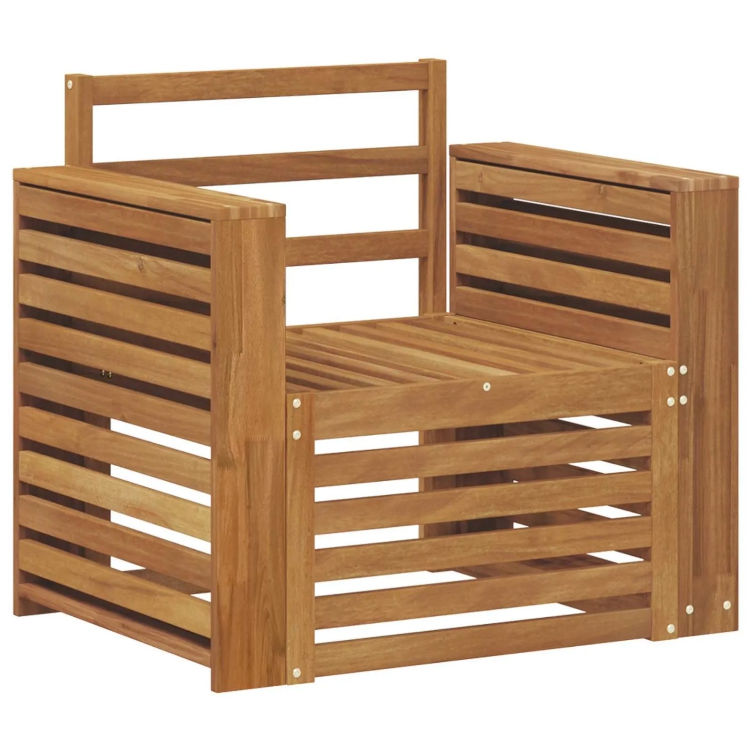 vidaXL Outdoor-Sofagarnitur Natur 79 x 63 x 73 cm Massivholz Akazie 3436359