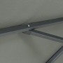 Detailaufnahme des grünen Siena Garden Marktschirms Avio 250x250 mit Neigungsfunktion.